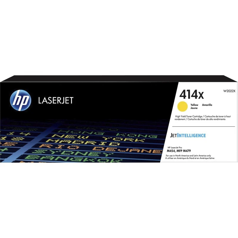 Tóner HP 414X (W2022X) Amarillo Alto Rendimiento