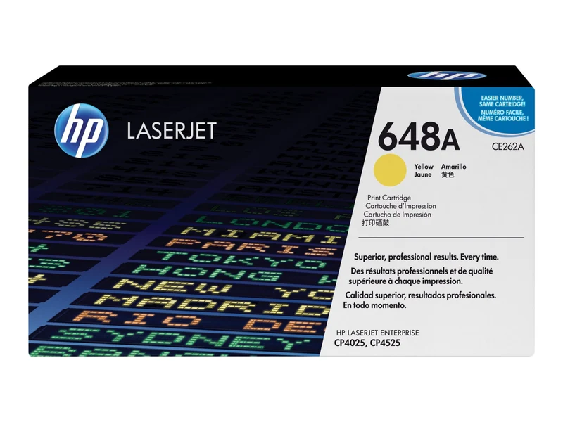 Tóner HP 648A (CE262A) Amarillo