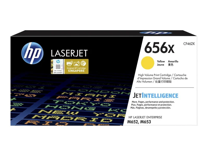 Tóner HP 656X (CF462X) Amarillo Alto Rendimiento