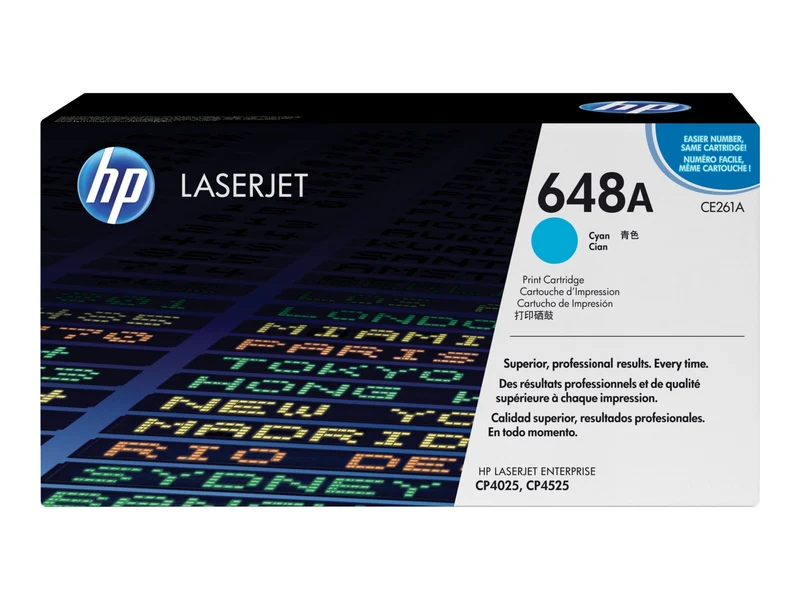 Tóner HP 648A (CE261A) Cian