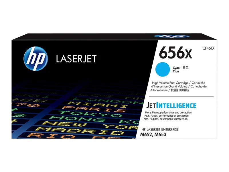 Tóner HP 656X (CF461X) Cian Alto Rendimiento