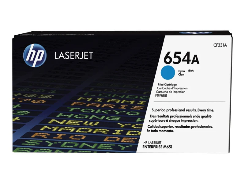 Tóner HP 654A (CF331A) Cian