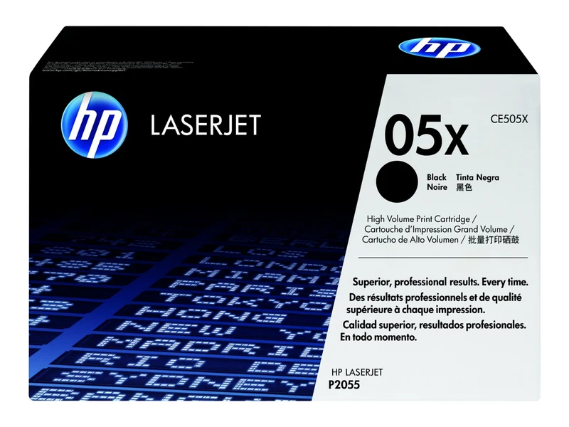 Tóner HP 05X (CE505X) Negro Alto Rendimiento