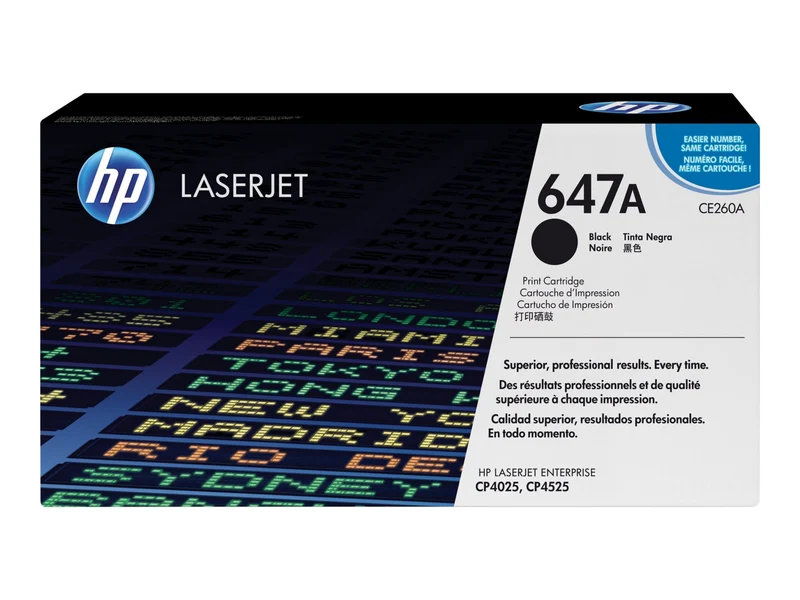 Tóner HP 647A (CE260A) Negro