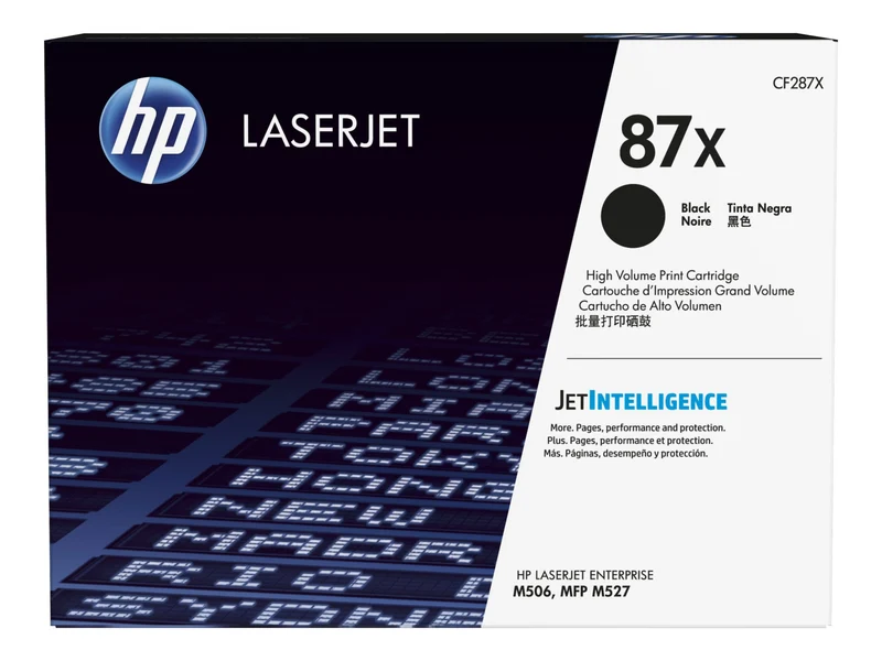Tóner HP 87X (CF287X) Negro Alto Rendimiento