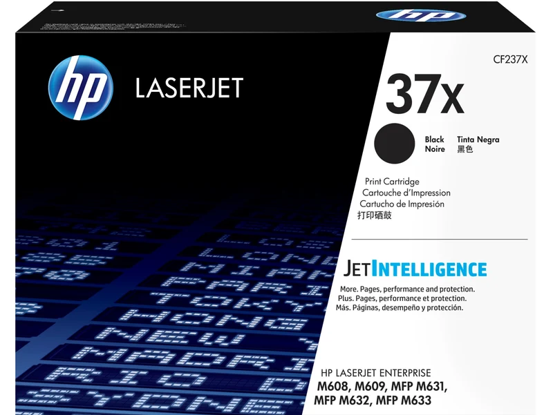 Tóner HP 37X (CF237X) Negro Alto Rendimiento