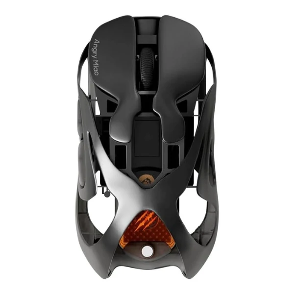 Mouse gaming inalámbrico Angry Miao Infinity Black 30000 DPI con sensor PAW3950 - AM30 - Negro