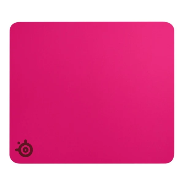 Mouse pad gaming SteelSeries QcK Heavy Large de tela con base de goma extra gruesa - 67502 - Magenta