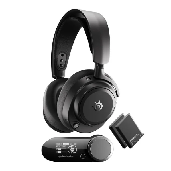 Audífonos gaming inalámbricos SteelSeries Arctis Nova Pro Omni Wireless para Xbox con base inalámbrica - 61728 - Negro
