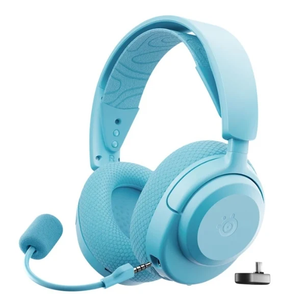 Audífonos gaming inalámbricos SteelSeries Arctis Nova 3X Wireless con Bluetooth 5.3 - 61691 - Aqua