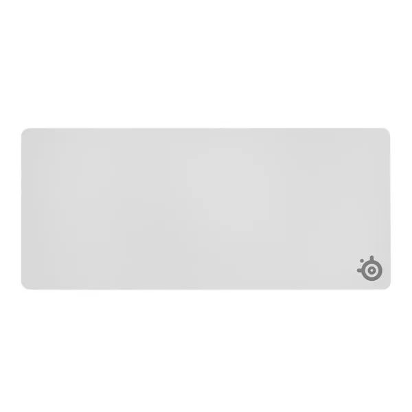 Mousepad gaming SteelSeries QcK Heavy XXL de tela con base de goma extra gruesa - 67504 - Blanco