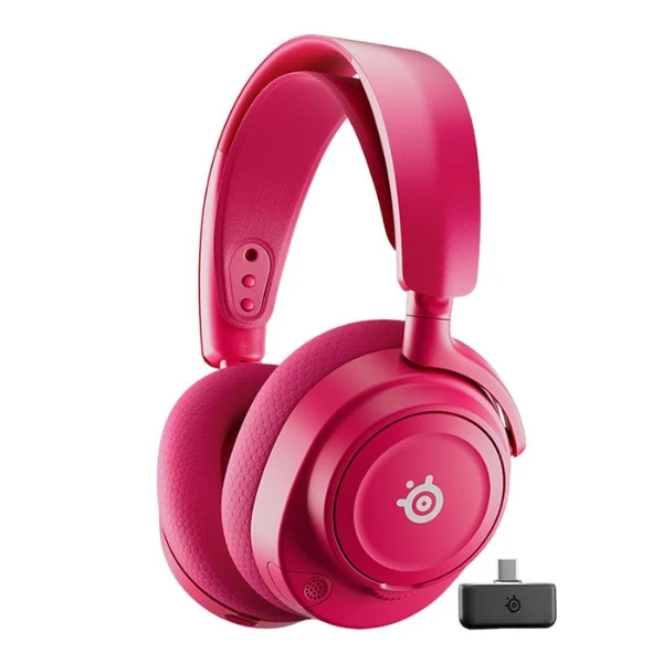 Audífonos gaming inalámbricos SteelSeries Arctis Nova 7 Wireless Gen 2 con Bluetooth - 61732 - Magenta