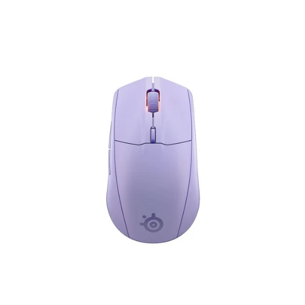 Mouse gaming inalámbrico SteelSeries Rival 3 Wireless Gen 2 Lavender RGB 18000 DPI con Bluetooth - 62689 - Morado