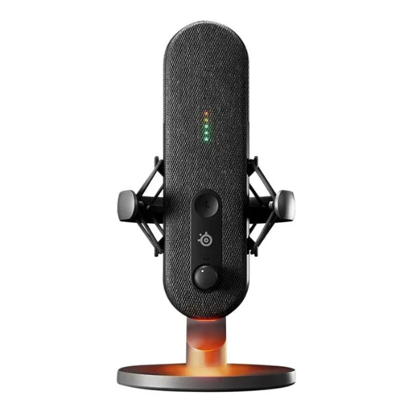 Micrófono condensador USB SteelSeries Alias para streaming, gaming y creación de contenido - 61601 - Negro