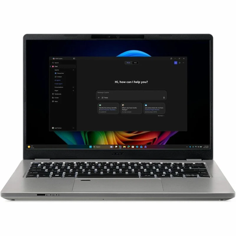 Laptop Acer TravelMate P4 14 AI TMP414-56-54N2, Intel Core Ultra 6 Núcleos, 16GB, 512 GB