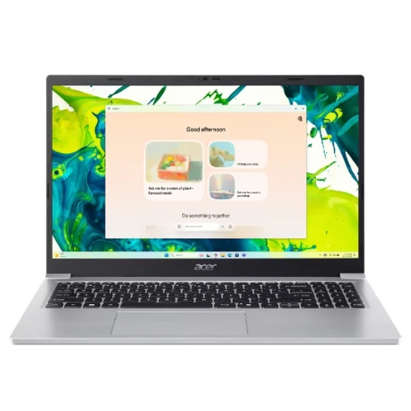 Laptop Acer Aspire Lite AL15-36P-32XP Intel Core i3 N350 - 8GB DDR5 - 128GB SSD - Pantalla 15.6" FHD - Plata - NX.DE2AA.001