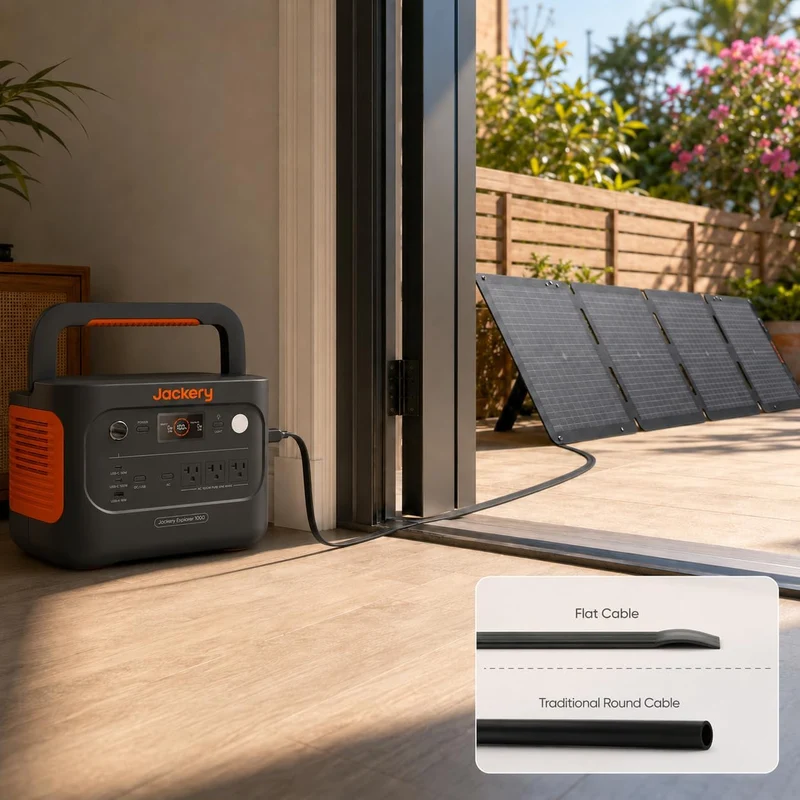 Cable Jackery DC Extensión Plano Plus para Panel Solar 32.8