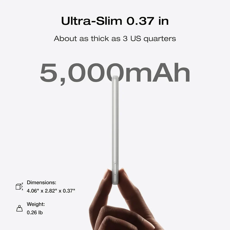 Power Bank EcoFlow RAPID, 5,000 mAh, Blanco