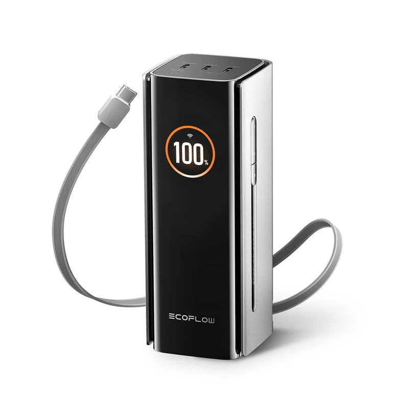 Power Bank EcoFlow RAPID Pro, 20,000 mAh, Carga 230 W, Light Negro