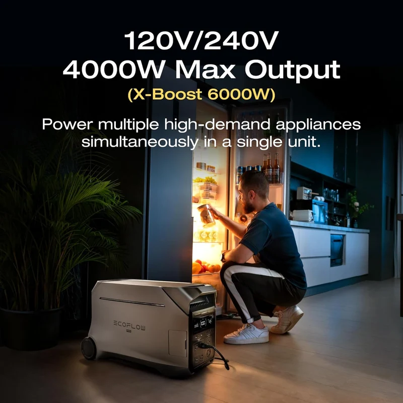 Batería de Expansión EcoFlow DELTA Pro 3, 7696 Wh, con Extra