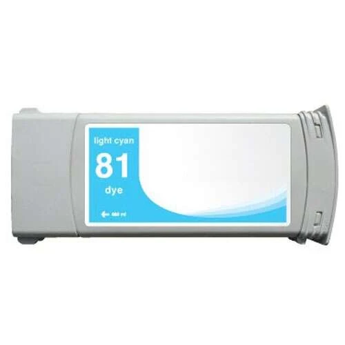 Cartucho compatible HP 81 cian