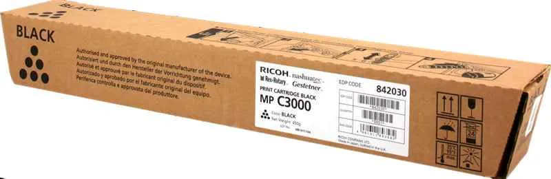 Ricoh Aficio MP-C2500/MP-C3000 Negro Tóner Original - 888640/888636/842030