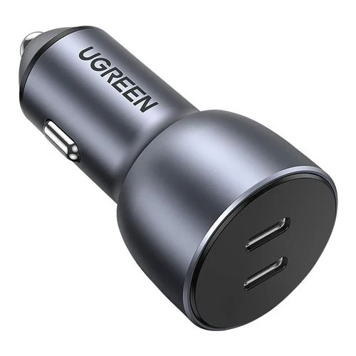 Cargador de Auto UGreen 50W Doble USB-C