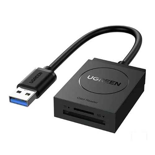 Lector de Tarjetas UGreen 4 en 1 USB 3.0 SD/TF Negro