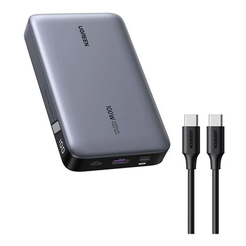 Power Bank UGreen Nexode 100W 20000mAh USB-C/USB-A Negro
