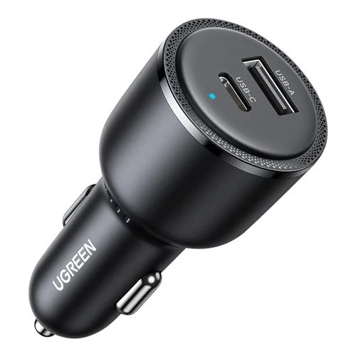 Cargador de Auto UGreen 63W Dual USB-C y USB-A