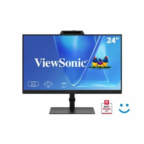 Monitor ViewSonic VG2441V 23.8" - Full HD 1920x1080 - Panel SuperClear IPS 120Hz con Cámara Web