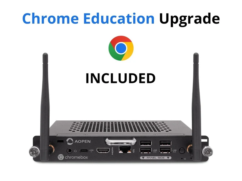 Mini PC AOPEN Chromebox OPS BP5130, Intel Core i3 13th, 8GB DDR4, 256 GB SSD