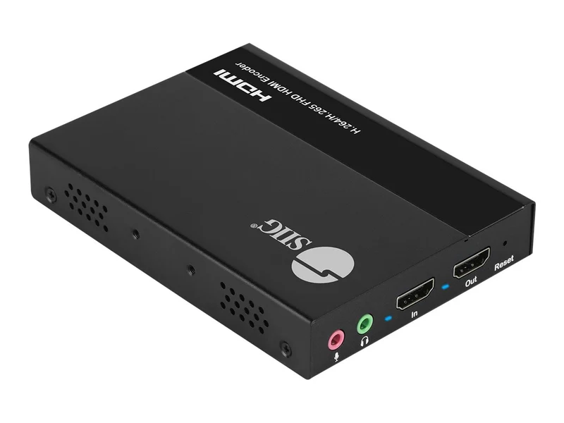 Conmutador AV SIIG HDMI Video H.264 H.265 IPTV Encoder