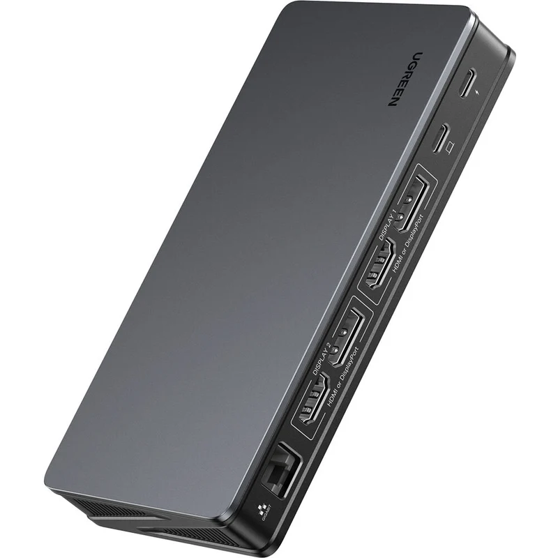 Docking Station UGREEN 9 en 1 Doble Monitor 4K 60Hz con Ethernet