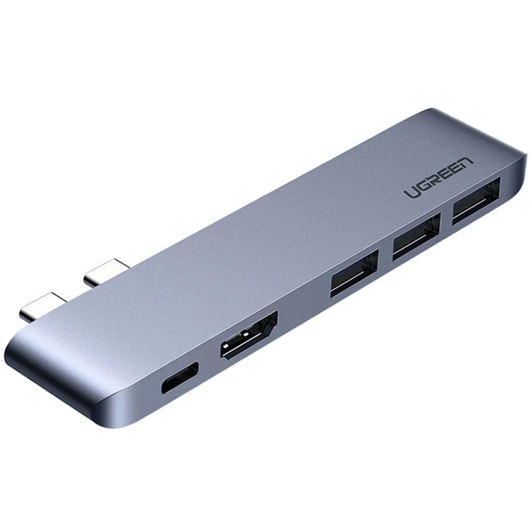 Hub USB UGREEN 5 en 2 para MacBook con HDMI 6K y Thunderbolt 3