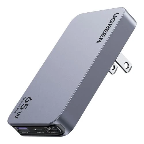 Cargador de Pared UGreen 65W Slim GaN Carga Rápida