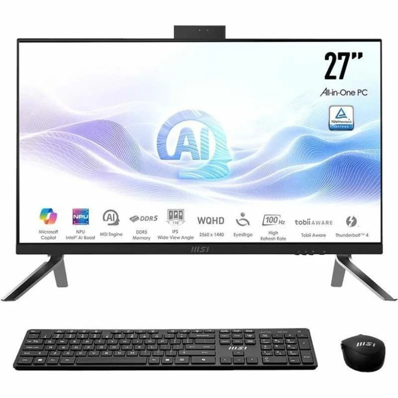 Todo en Uno MSI Modern MODERN AM273Q AI 1UM-037US, Intel Core Ultra 7 155H 16 Núcleos, 32GB DDR5, 1 TB PCI Express NVMe SSD, Arc Graphics