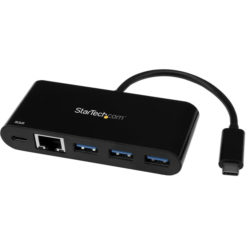 Tarjeta de Red StarTech.com StarTech USB C to Gigabit Ethernet Adapter NIC w/ Hub & Power Delivery