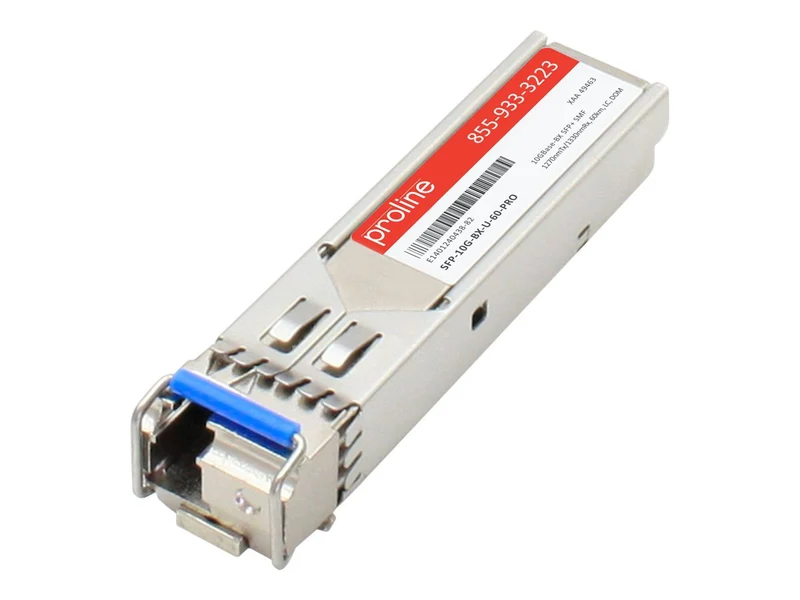 Transceptor de Red Proline Cisco SFP-10G-BX-U-60 Compatible TAA 10GBase-BX SFP+ Transceiver (SMF