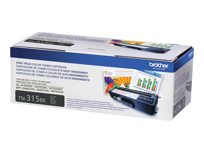 Tóner Brother 315BK Negro Alto Rendimiento