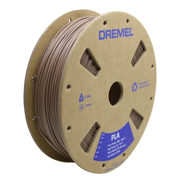 Filamento 3D Dremel PLA 1.75mm Matte Brown