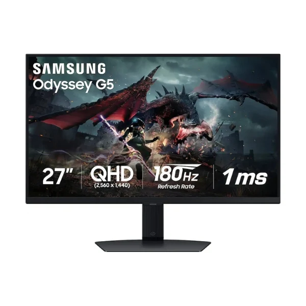 Monitor Samsung Odyssey G50D LS27DG500ENXZA - 27" QHD - (2560 x 1440) IPS - 180 Hz - Black