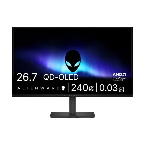 Monitor Alienware AW2726DM - 27" QHD - (2560 x 1440) QD-OLED - 240 Hz - Black