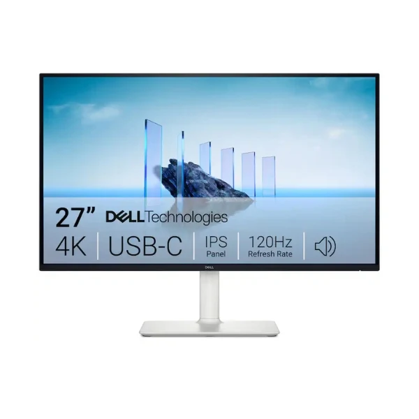 Monitor Dell S2725QC - 27" 4K UHD - (3840 x 2160) IPS - 120 Hz - Ash White