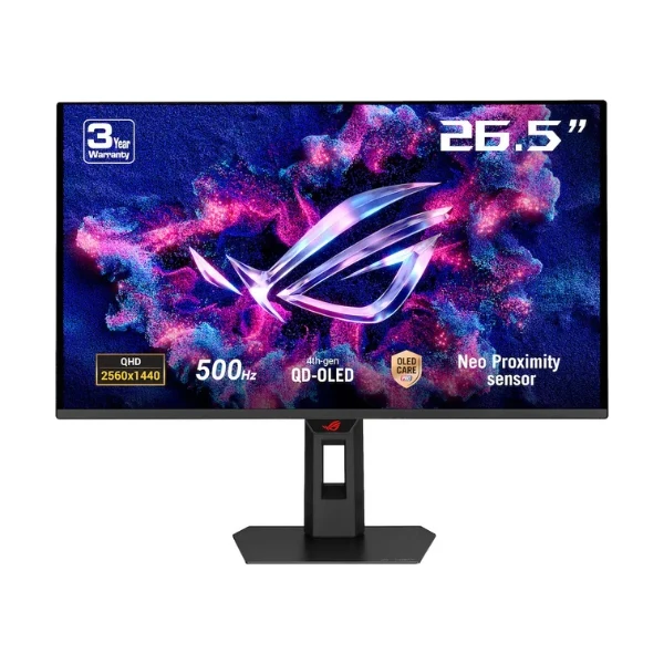 Monitor ASUS ROG Strix XG27AQDPG - 27" 2K QHD - (2560 x 1440) QD-OLED - 500 Hz - Black