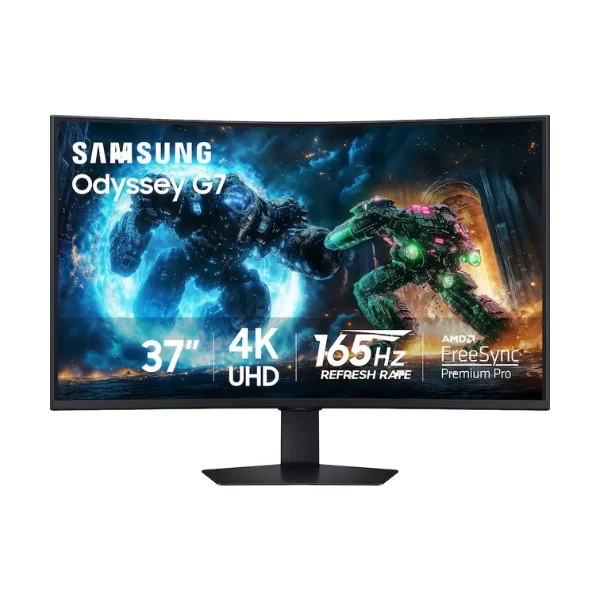 Monitor Samsung Odyssey G75F LS37FG75DENXZA - 37" Curvo 4K UHD - (3840 x 2160) VA - 165 Hz - Black