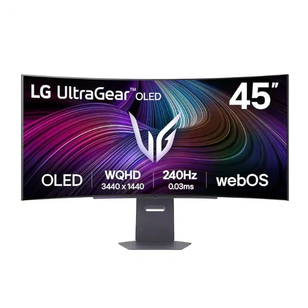 Monitor LG UltraGear 45GX90SA-B - 44,5" Curvo QHD - (3440 x 1440) OLED - 240 Hz - Black