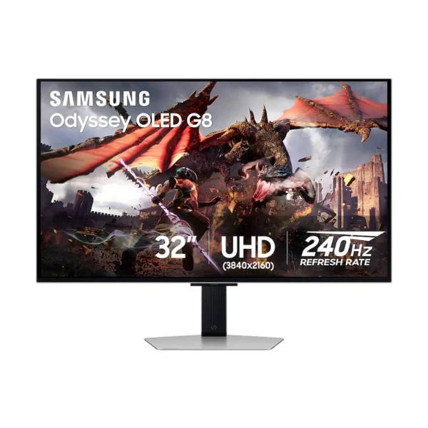 Monitor Samsung Odyssey OLED G8 G80SD LS32DG802SNXZA - 32" 4K UHD - (3840 x 2160) OLED - 240 Hz - Silver