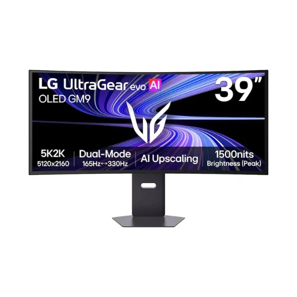 Monitor LG UltraGear evo GX9 39GX950B-B - 39" Curvo 5K2K - (5120 x 2160) OLED - 165 Hz - Black