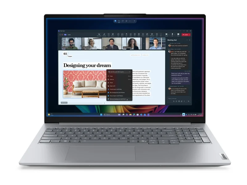 Laptop Lenovo ThinkBook 16 G9 IPL 21UR, Intel Core Ultra 5 - 8 Núcleos, 16GB DDR5, 512 GB SSD, Intel Graphics